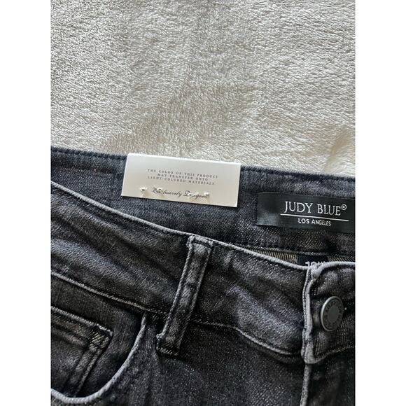 NWT Judy Blue Boyfriend Fit Cuffed Jeans Sz 16W Women’s JB88130 Black Pants NEW - Picture 9 of 16